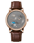 A. Lange & Sohne LANGE 1 PERPETUAL CALENDAR 41.9 mm Grey Dial 18K Pink Gold Leather Strap 345.033 E / LSLS3454AG - WATCHXNYC