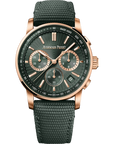 Audemars Piguet Code 11.59 by Audemars Piguet Selfwinding Chronograph 41 mm Green Dial 18-Carat Pink Gold Rubber-Coated Strap 26393OR.OO.A056KB.01 - Wrist Boutique