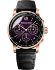 Audemars Piguet Code 11.59 by Audemars Piguet Selfwinding Chronograph 41 mm Purple Dial 18-Carat Pink Gold Rubber Strap 26393OR.OO.A002KB.02 - Wrist Boutique