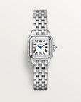 Cartier Panthère Mini 25 mm x 19 mm Silver Dial Steel Bracelet WSPN0012 - WATCHXNYC