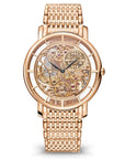 Patek Philippe Complications Movement Mechanical Skeleton Dial Rose Gold Case/Braclet 39 mm 5180-1R-001 - WATCHXNYC