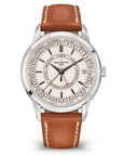 Patek Philippe Complications Silver Opaline Dial Steel Case Strap 40 mm 5212A-001 - WATCHXNYC