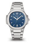 Patek Philippe Nautilus 35.2 mm Blue Dial Stainless Steel Bracelet 7118/1A-001 - WATCHXNYC