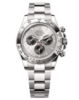 Rolex Cosmograph Daytona 40 mm Steel and bright black Dial 18 kt white gold Oyster bracelet 126509-0003 - WATCHXNYC