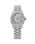 Rolex Oyster 28 mm Diamond-Paved Dial 18 kt yellow gold with case sides and lugs set with diamonds President, Three-Piece Solid Links, Set With 596 Brilliant-Cut Diamonds 279459rbr-0001 - WATCHXNYC