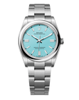 Rolex Oyster Perpetual 36 36 mm Turquoise Blue Dial Oystersteel Oyster Bracelet 126000-0006 - WATCHXNYC