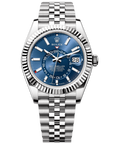 Rolex Sky-Dweller 42 mm Bright Blue Dial Oystersteel Jubilee Bracelet. 336934-0006 - WATCHXNYC