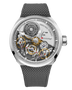 Greubel Forsey Double Balancier Convexe Titanium 42.5 mm Silver Dial Gray Textured Rubber Strap