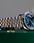 Rolex Datejust 36 36mm Bright Blue  Dial Oystersteel Jubilee Bracelet 126200-0005 - WATCHXNYC