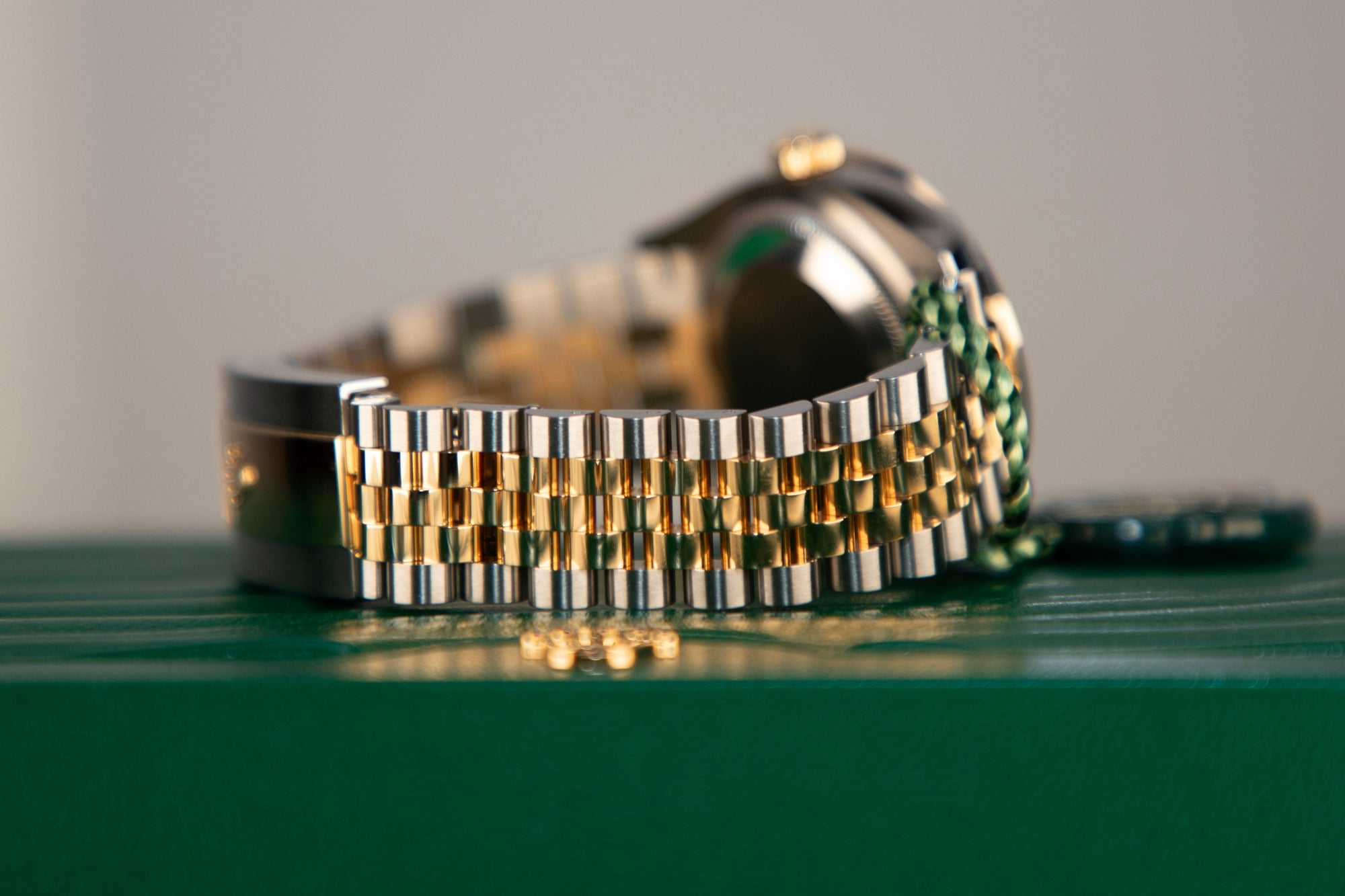 Rolex Datejust 31 31 mm Olive Green Set With Diamonds Dial Oystersteel and 18k Yellow Gold Jubilee Bracelet 278383rbr-0016 - WATCHXNYC