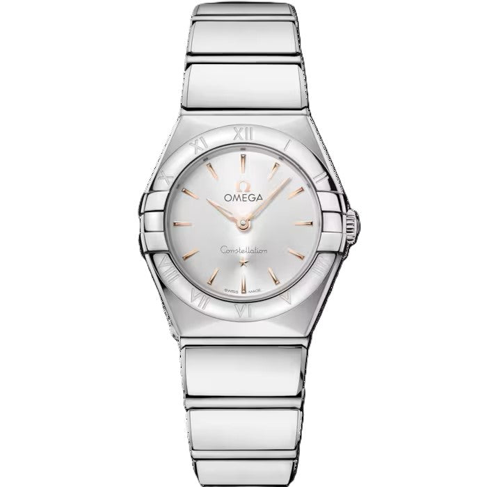 Omega Constellation Quartz 25mm Silver dial steel bracelet  131.10.25.60.02.002 - WATCHXNYC