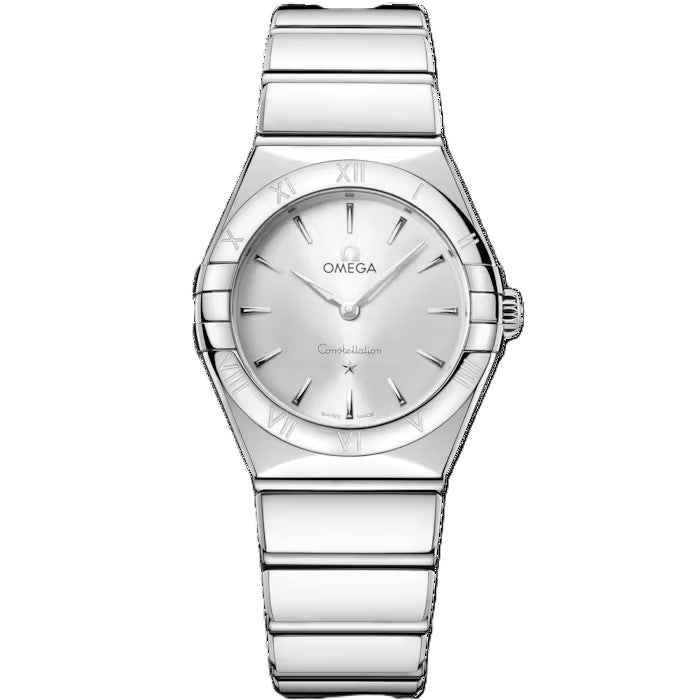 Omega Constellation 28mm Silver dial steel bracelet 131.10.28.60.02.002 - WATCHXNYC