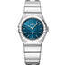 Omega Constellation 28mm Peacock blue dial Steel bracelet 131.10.28.60.03.002