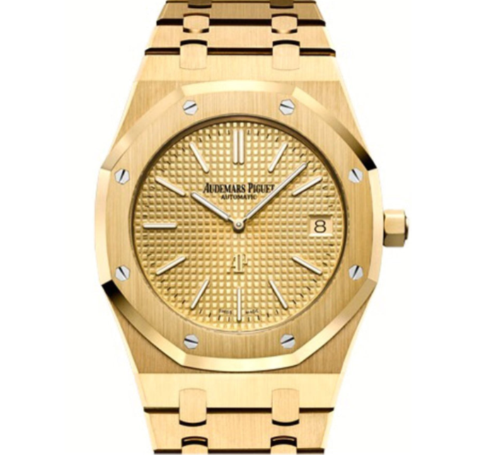 Audemars Piguet Royal Oak 39mm Gold Dial Yellow Gold 15202BA.OO.1240BA.02 - WATCHXNYC