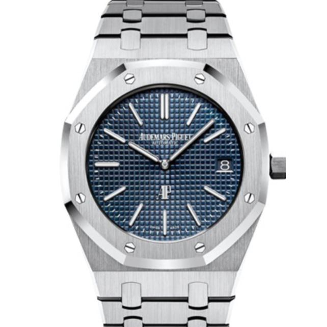 Audemars Piguet Royal Oak 39mm Blue Dial Stainless Steel 15202ST.OO.1240ST.01 - WATCHXNYC