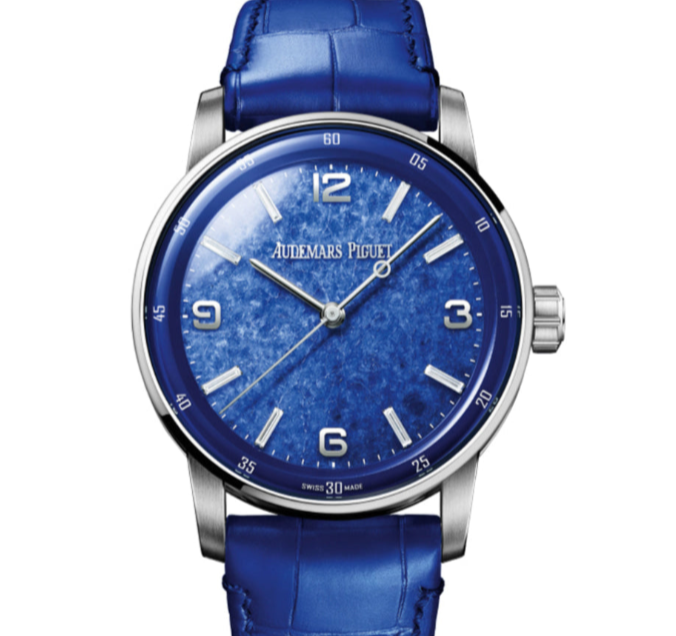 Audemars Piguet Code 11.59 41mm Sodalite Stone Dial White Gold 15210BC.OO.A021CR.01 - WATCHXNYC