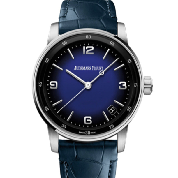 Audemars Piguet Code 11.59 41mm Sapphire Blue &amp; White Gold Dial Blue Strap 15210BC.OO.A321CR.99 - WATCHXNYC