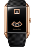 Audemars Piguet Neo Frame Jumping Hour Black Dial 18K Pink Gold Black Calfskin Strap 34mm 15245OR.OO.A206VE.01