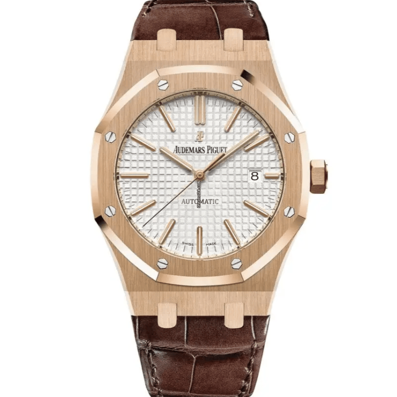 Audemars Piguet Royal Oak 41mm Silver Dial Rose Gold 15400OR.OO.D088CR.01 - WATCHXNYC