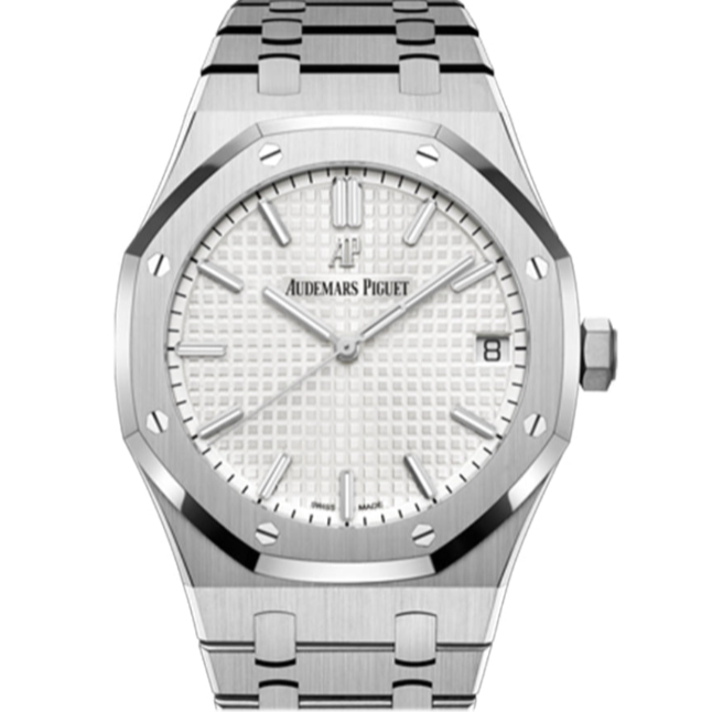 Audemars Piguet Royal Oak 41mm White Dial Stainless Steel 15500ST.OO.1220ST.04 - WATCHXNYC