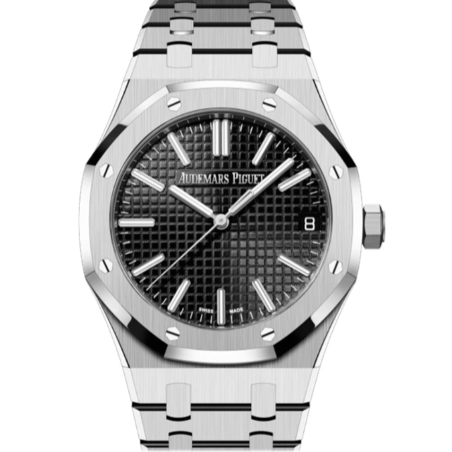 Audemars Piguet Royal Oak 41mm Black Dial Stainless Steel Bracelet 15510ST.OO.1320ST.02 - WATCHXNYC