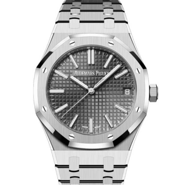 Audemars Piguet Royal Oak 41mm Grey Dial Stainless Steel Bracelet 15510ST.OO.1320ST.05 - WATCHXNYC