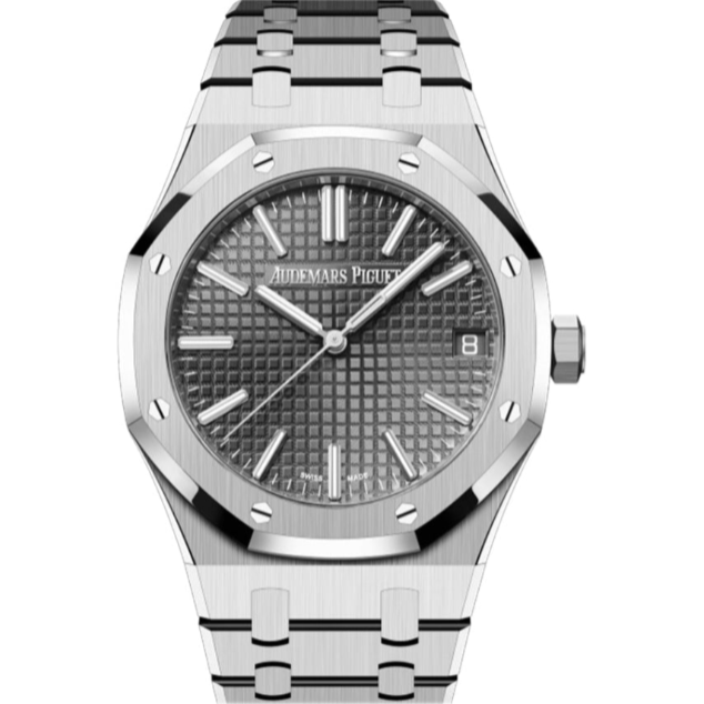 Audemars Piguet Grande Tapisserie Royal Oak 41mm Grey Dial Stainless Steel 15510ST.OO.1320ST.10 - WATCHXNYC