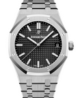 Audemars Piguet Grande Tapisserie Royal Oak 41mm Black Dial Stainless Steel 15500ST.OO.1220ST.03 - WATCHXNYC