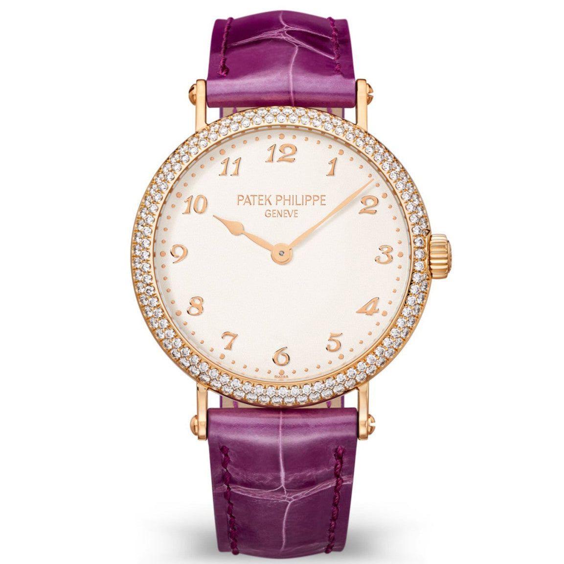 Patek Philippe 7200R/200R-001 Calatrava 34.6mm Silver Dial Rose Gold - WATCHXNYC