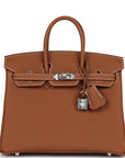 HERMES Birkin 25 Togo Gold Palladium Hardware - WATCHXNYC
