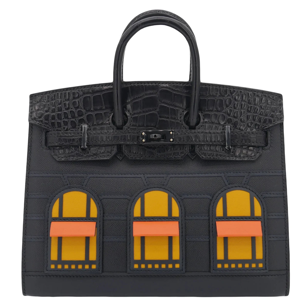 HERMES Birkin 20 Faubourg Midnight House So Black - WATCHXNYC