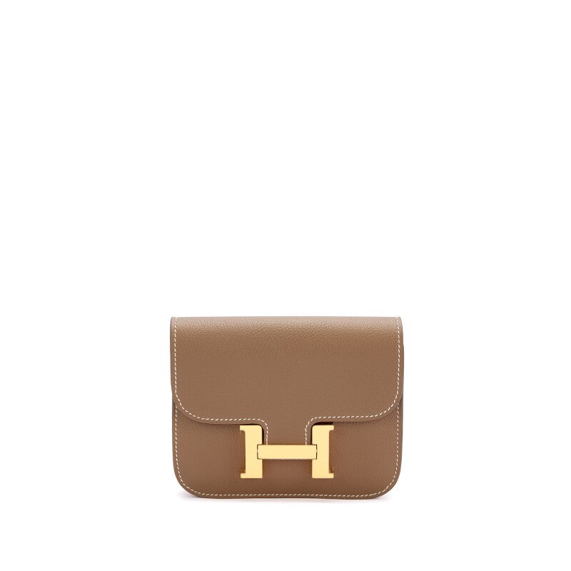 HERMES Constance Slim Etoupe Gold Hardware - WATCHXNYC