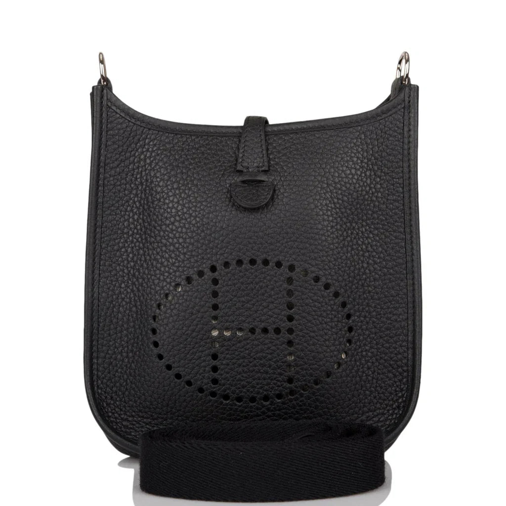 HERMES Evelyne TPM Black Palladium Hardware - WATCHXNYC