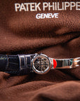 Patek Philippe Grand Complications 41.3 mm Blue Dial Platinum   Leather Strap 5236P-001 - WATCHXNYC