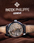 Patek Philippe Grand Complications 41.3 mm Blue Dial Platinum   Leather Strap 5236P-001 - WATCHXNYC