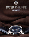 Patek Philippe Grand Complications 41.3 mm Blue Dial Platinum   Leather Strap 5236P-001 - WATCHXNYC