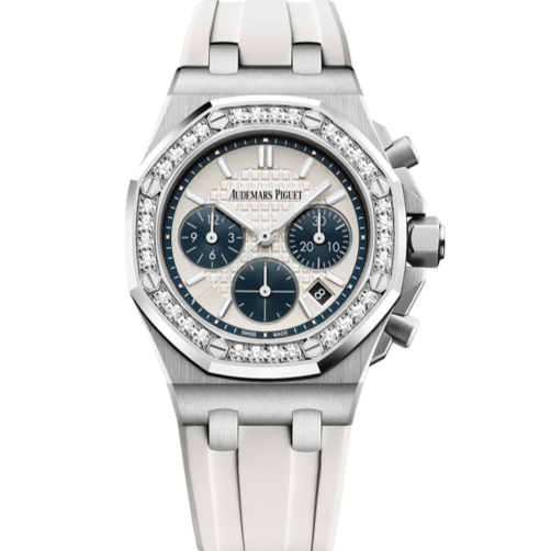Audemars Piguet Royal Oak Offshore 37mm White Stainless Steel Dial White Strap 26231ST.ZZ.D010CA.01 - WATCHXNYC