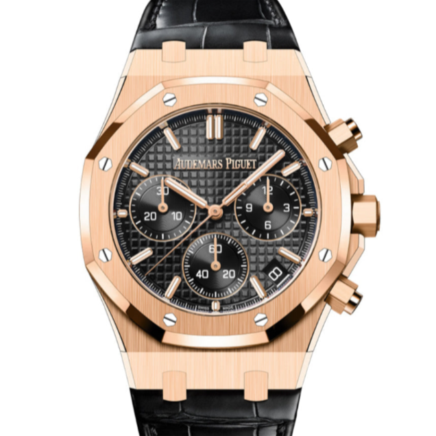 Audemars Piguet Royal Oak 41mm Black Dial Rose Gold 26240OR.OO.D002CR.01 - WATCHXNYC