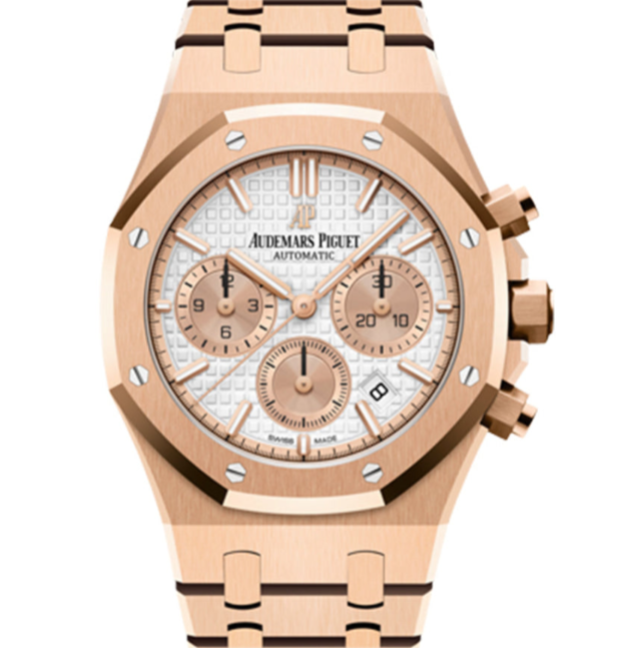 Audemars Piguet Royal Oak 38mm White Dial Rose Gold Bracelet 26315OR.OO.1256OR.01 - WATCHXNYC