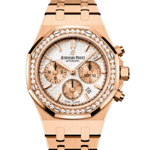 Audemars Piguet Royal Oak 38mm Silver Dial Rose Gold Bracelet 26315OR.ZZ.1256OR.01 - WATCHXNYC