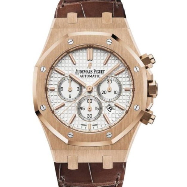 Audemars Piguet Royal Oak Offshore 41mm Silver Dial Rose Gold 26320OR.OO.D088CR.01 - WATCHXNYC
