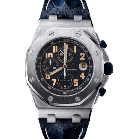 Audemars Piguet Royal Oak Offshore 44mm Blue Dial Titanium 26365IS.OO.D305CR.01 - WATCHXNYC