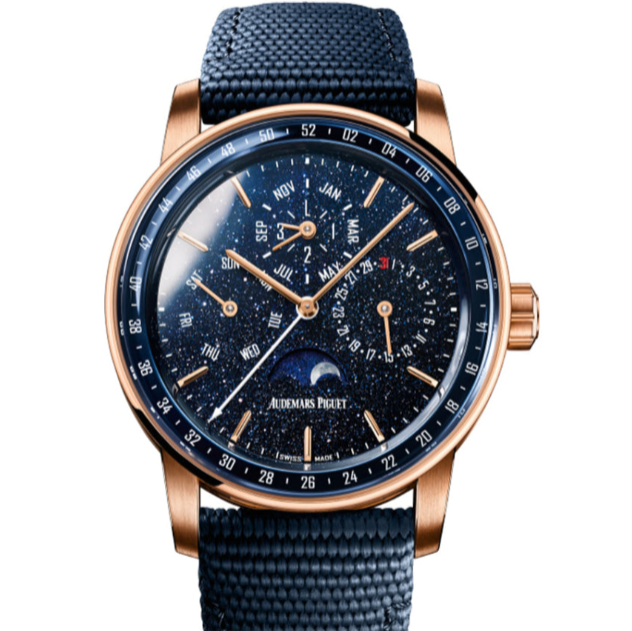 Audemars Piguet Code 11.59 41mm Blue Aventurine Dial Rose Gold 26394OR.OO.D027KB.01 - WATCHXNYC