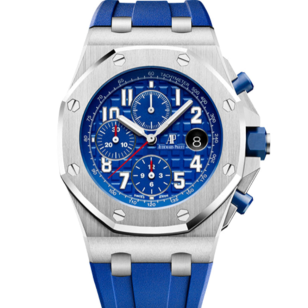 Audemars Piguet Royal Oak Offshore 42mm Blue Dial Stainless Steel 26470ST.OO.A030CA.01 - WATCHXNYC