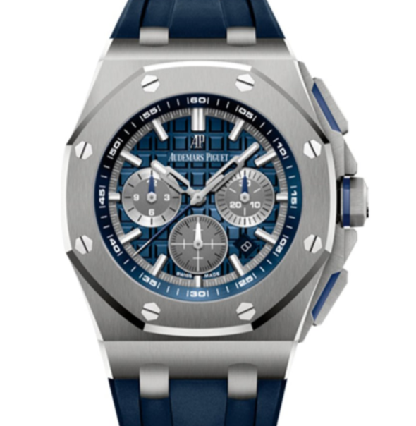 Audemars Piguet Royal Oak Offshore 42mm Blue Dial Titanium 26480TI.OO.A027CA.01 - WATCHXNYC
