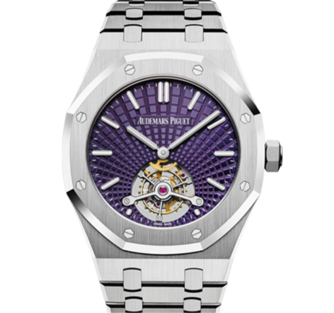 Audemars Piguet Royal Oak 41mm Purple Dial Stainless Steel 26522ST.OO.1220ST.01 - WATCHXNYC