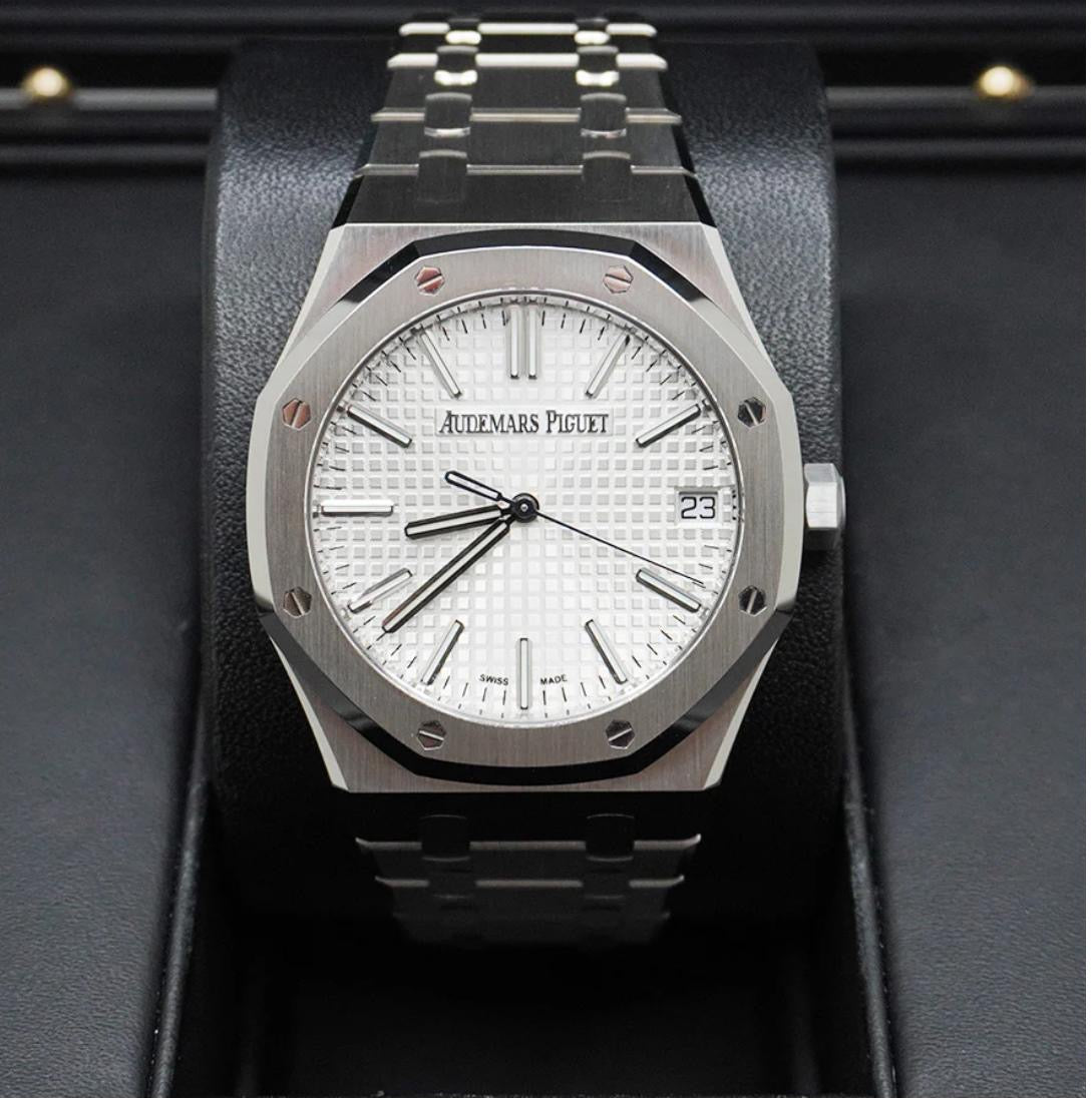 Audemars Piguet Royal Oak 37mm White Dial Stainless Steel 15550ST.OO.1356ST.03 - WATCHXNYC
