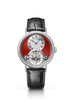 Breguet Classique Tourbillon 3358 Red Dial 18K White Gold Black Alligator Leather Strap 35 mm 3358BB/2P/986 DD0D