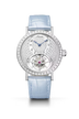 Breguet Classique Tourbillon 3358 White Mother-of-Pearl Dial 18K White Gold Blue Alligator Leather Strap 35 mm 3358BB/8D/986 D0