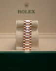 Rolex Oyster 40 mm Chocolate Dial 18 kt Everose Gold President, Semi-Circular Three-Piece Links 228235-0053 - WATCHXNYC
